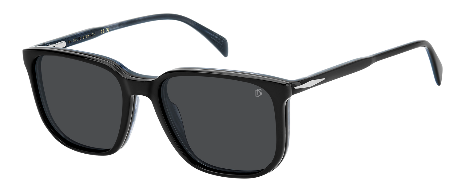 DB 1210/C - Schwarz gestreift Blau - Grau Polarisiert