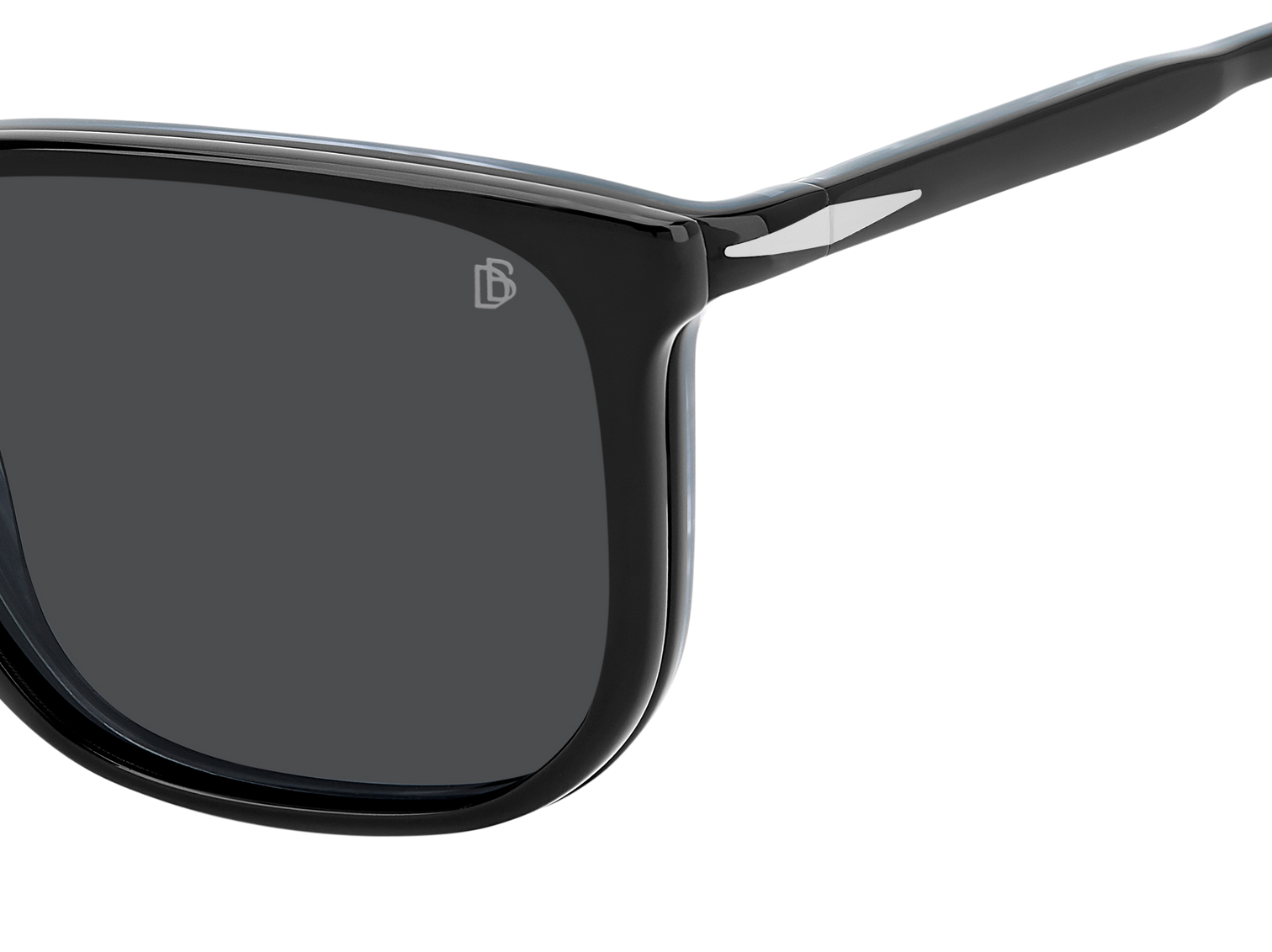 DB 1210/C - Schwarz gestreift Blau - Grau Polarisiert