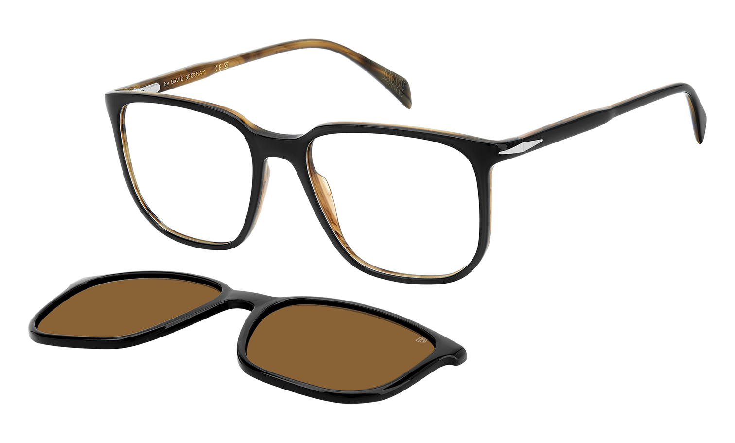 DB 1210/C - Nero striato Beige - Bronzo polarizzato