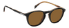 DB 1018/C - Schwarz Gestreift Braun - Bronze Polarisiert