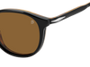 DB 1018/C - Schwarz Gestreift Braun - Bronze Polarisiert