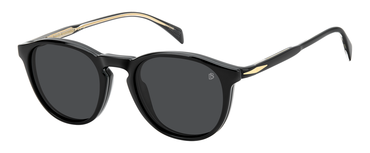 DB 1018/C - Black - Grey Polarized – EYEWEAR by DAVID BECKHAM
