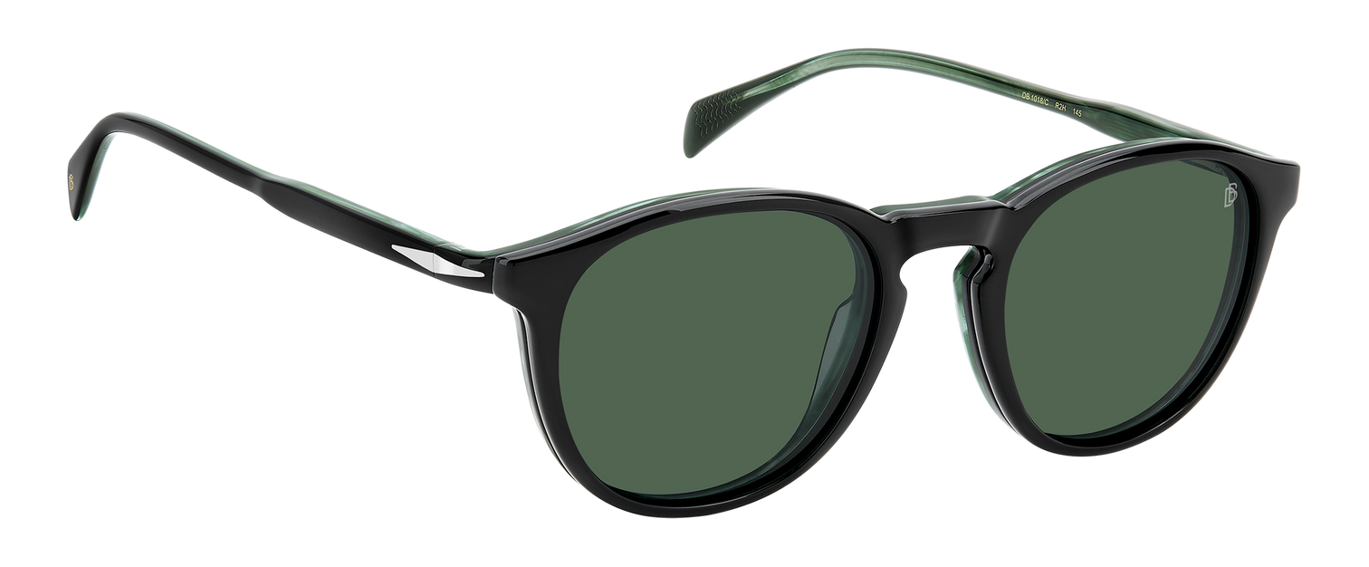 DB 1018/C - Black Striped Green - Green Polarized