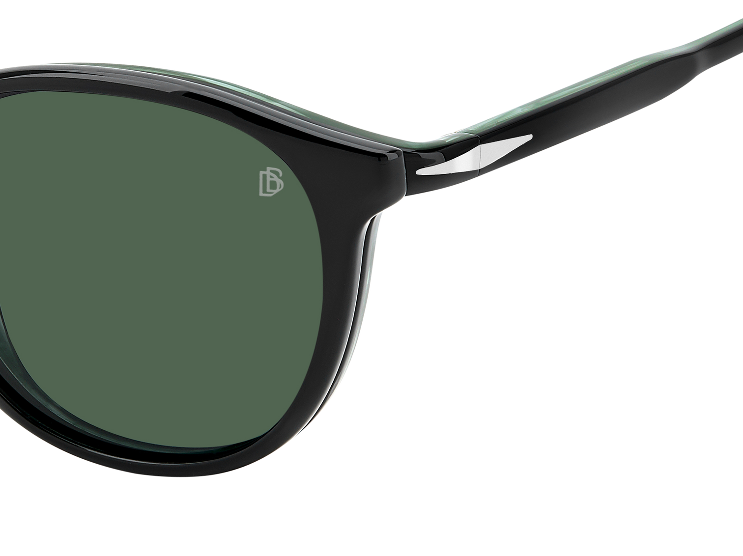 DB 1018/C - Black Striped Green - Green Polarized