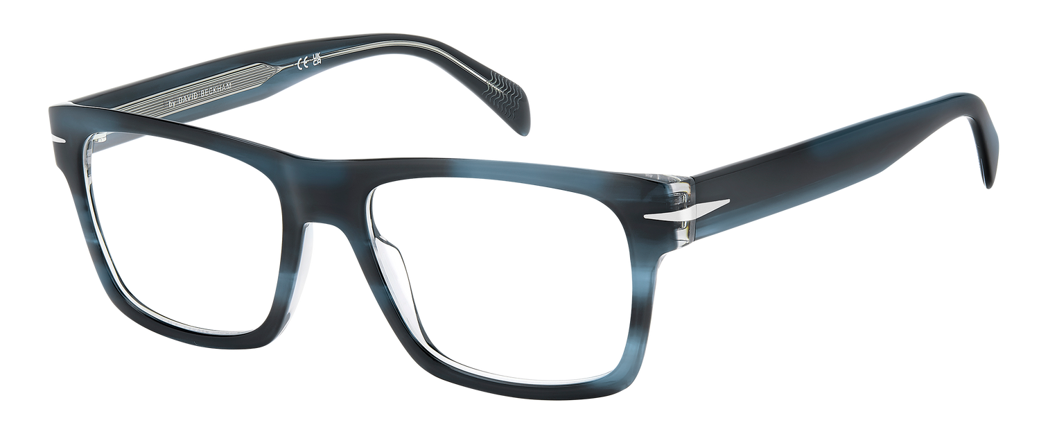 DB 7155 - Striped Blue Crystal -