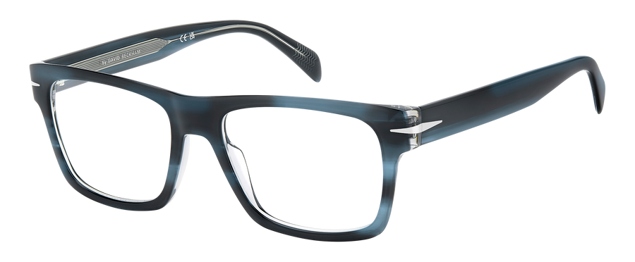 DB 7155 - Striped Blue Crystal -