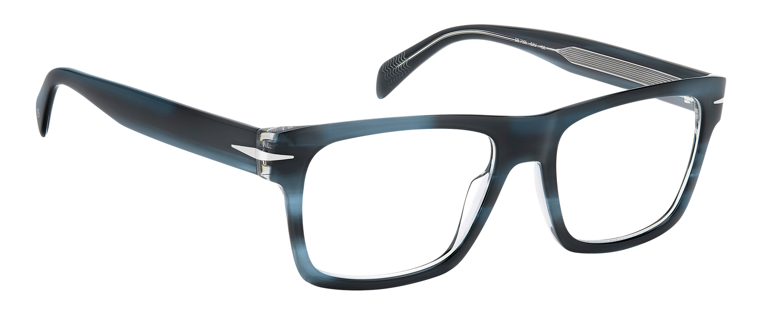 DB 7155 - Striped Blue Crystal -