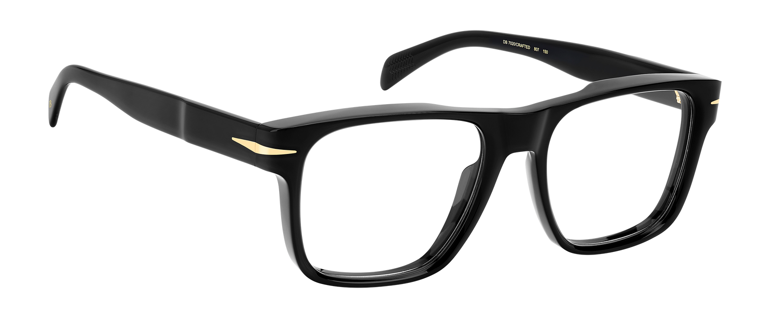 DB 7020/CRAFTED - Preto - Armações