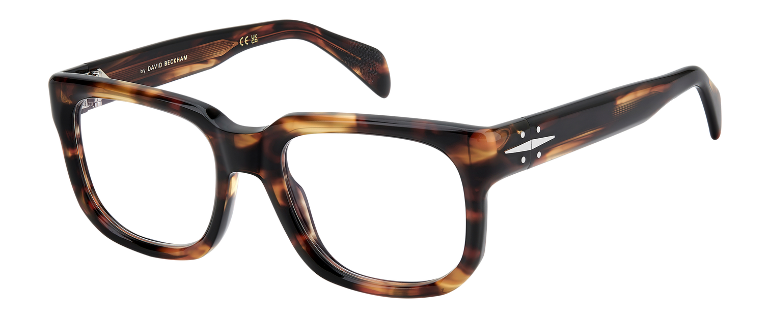 DB 7156 - Brown Havana - Blue Mirror