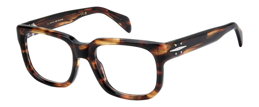 DB 7156 - Brown Havana - Blue Mirror