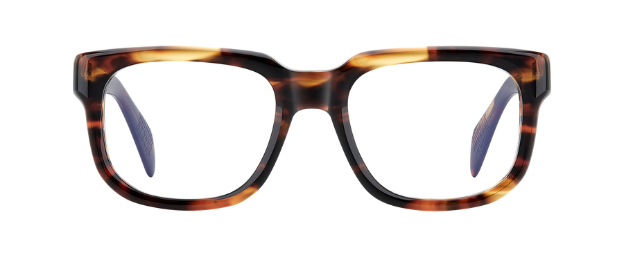 DB 7156 - Brown Havana - Blue Mirror