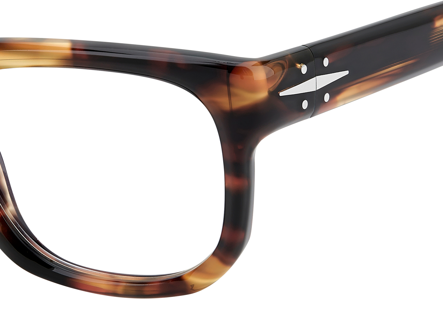 DB 7156 - Brown Havana - Blue Mirror