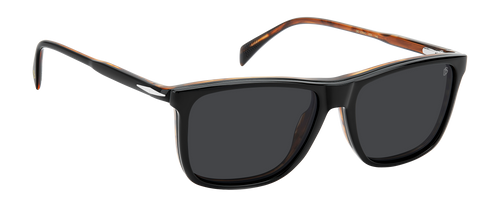 DB 1234/C - Black Striped Brown - Grey Polarized