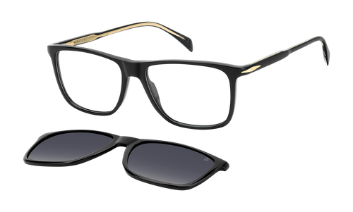DB 1234/C - Black - Blue Shaded Polarized