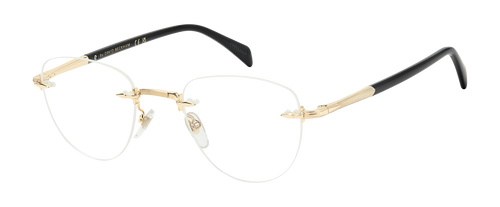 DB 1243 - Gold Black - Blue Mirror
