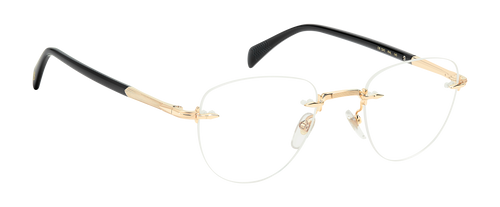 DB 1243 - Gold Black - Blue Mirror