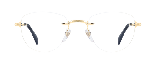 DB 1243 - Gold Black - Blue Mirror