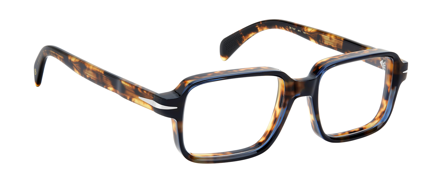 DB 7167 - Bleu Havane Marron - Montures