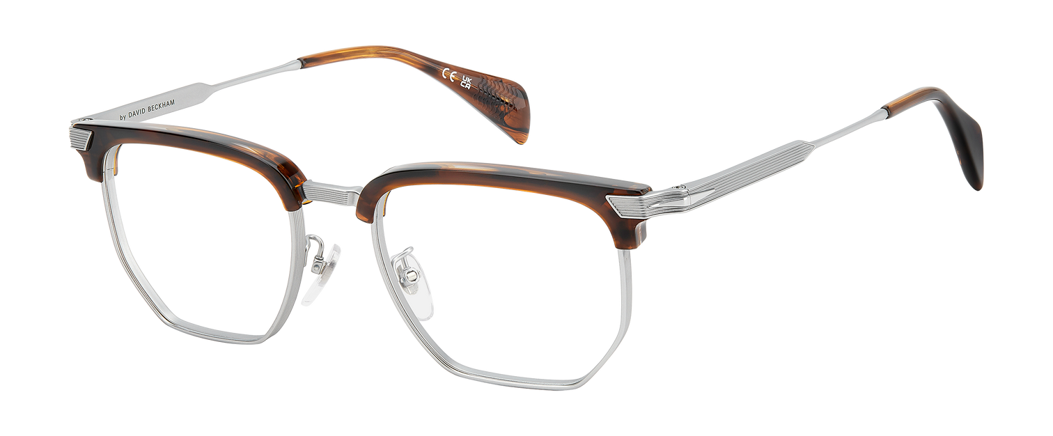 DB 1240/G - Brown Horn Silver - Frames