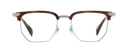 DB 1240/G - Brown Horn Silver - Frames