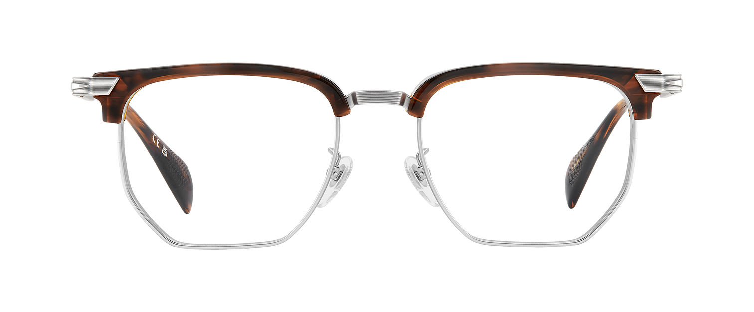 DB 1240/G - Brown Horn Silver - Frames