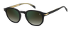 DB 1007/S - Matte Black - Green Shaded Green Mirror