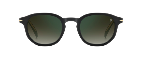 DB 1007/S - Matte Black - Green Shaded Green Mirror