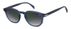 DB 1007/S - Matte Blue - Grey Shaded Green Mirror