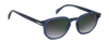 DB 1007/S - Matte Blue - Grey Shaded Green Mirror
