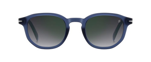 DB 1007/S - Azul mate - Espejo verde sombreado gris