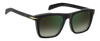 DB 7000/S - Matte Black - Green Shaded Green Mirror