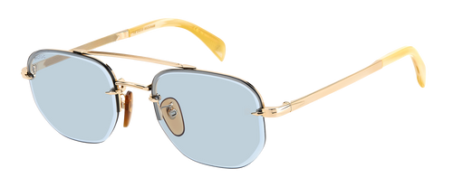 DB 1078/S - Gold Beige Horn - Azure Photocromatic