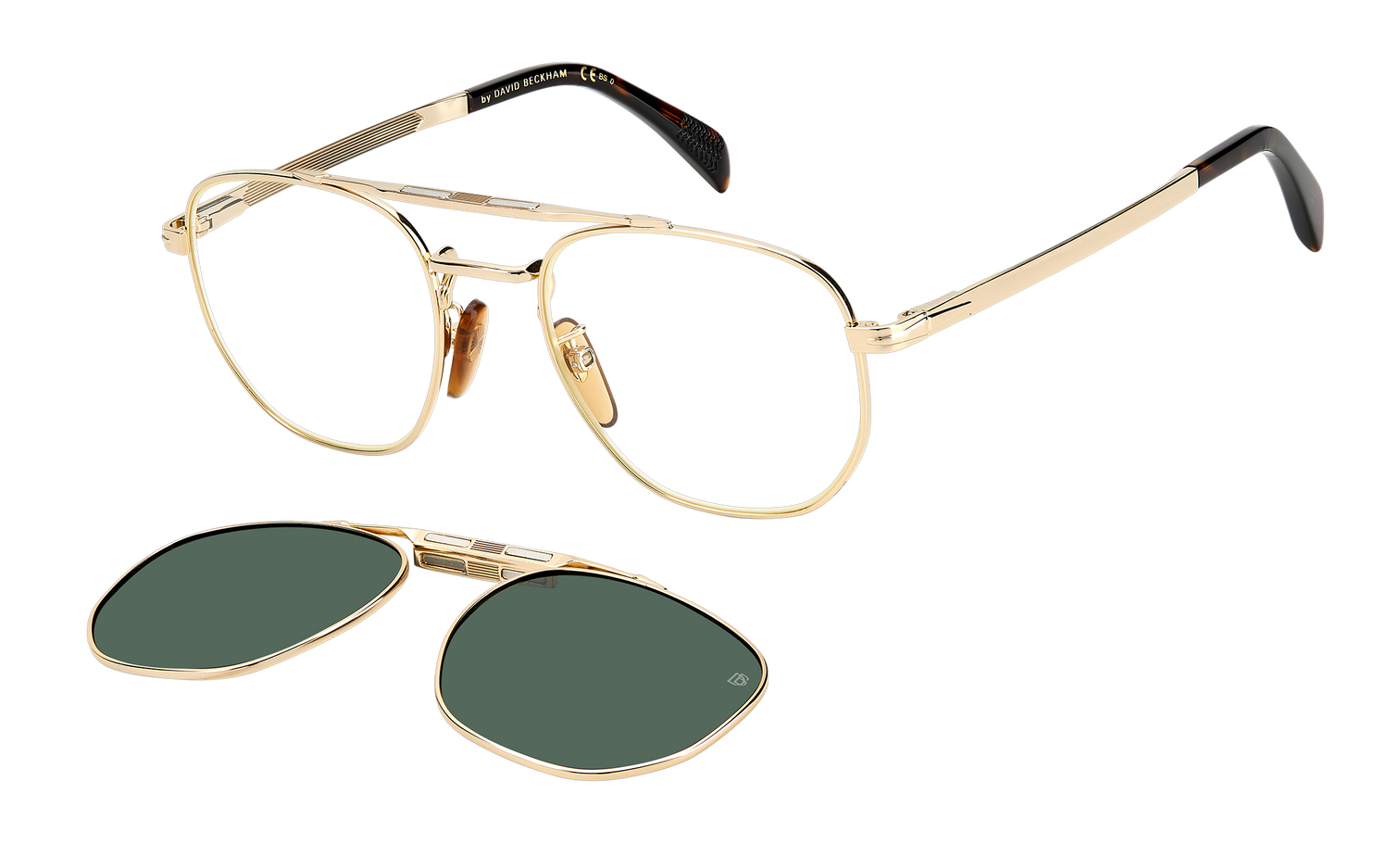 DB 1082/G/CS - Gold Havana - Green Polarized