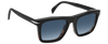 DB 7000/CS - Black Horn - Blue Shaded Polarized