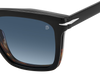 DB 7000/CS - Black Horn - Blue Shaded Polarized