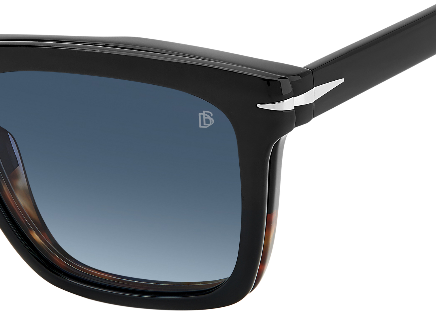 DB 7000/CS - Black Horn - Blue Shaded Polarized