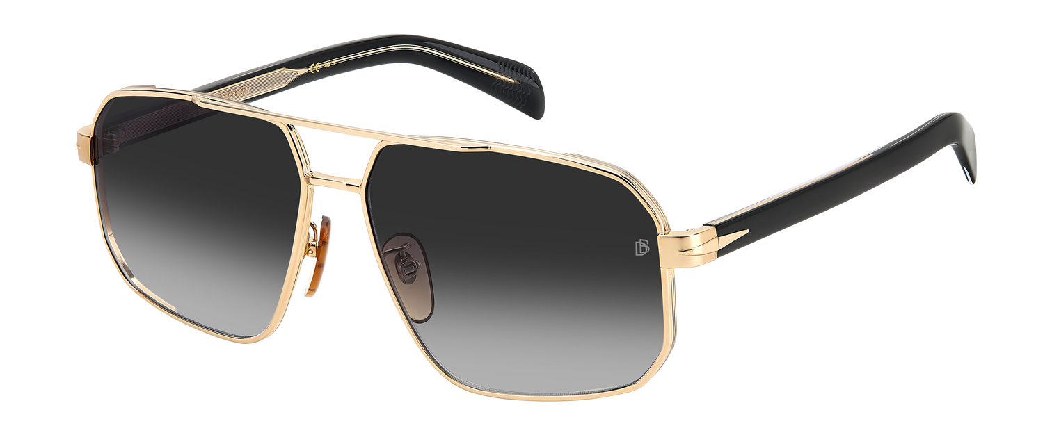 DB 7102/S - Gold Schwarz 2 - Dunkelgrau schattiert