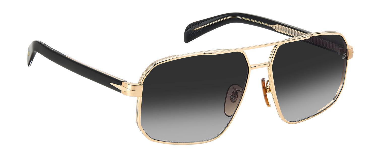 DB 7102/S - Gold Schwarz 2 - Dunkelgrau schattiert