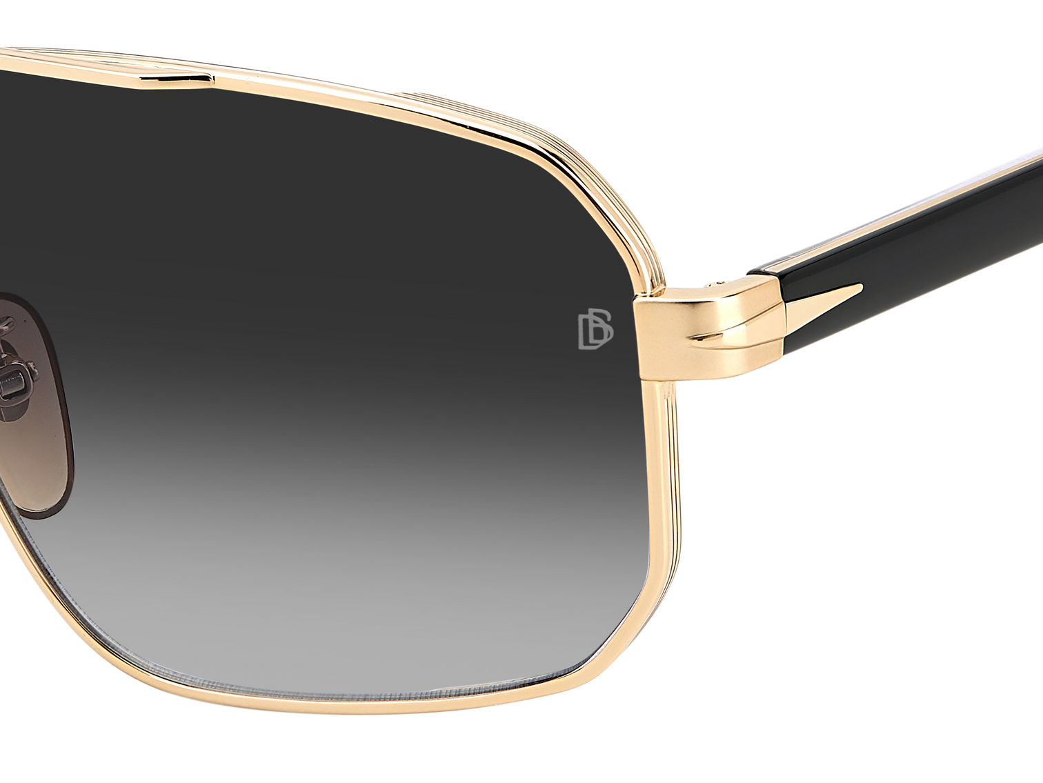 DB 7102/S - Gold Schwarz 2 - Dunkelgrau schattiert