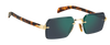 DB 7109/S - Gold Havana - Green Mirror