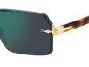 DB 7109/S - Gold Havana - Green Mirror