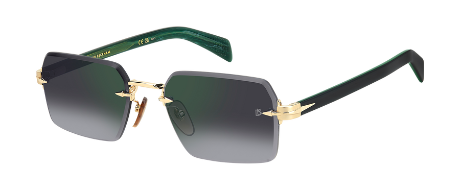 DB 7109/S - Gold Green - Grey Shaded Green Mirror