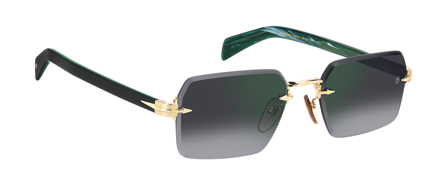 DB 7109/S - Gold Green - Grey Shaded Green Mirror