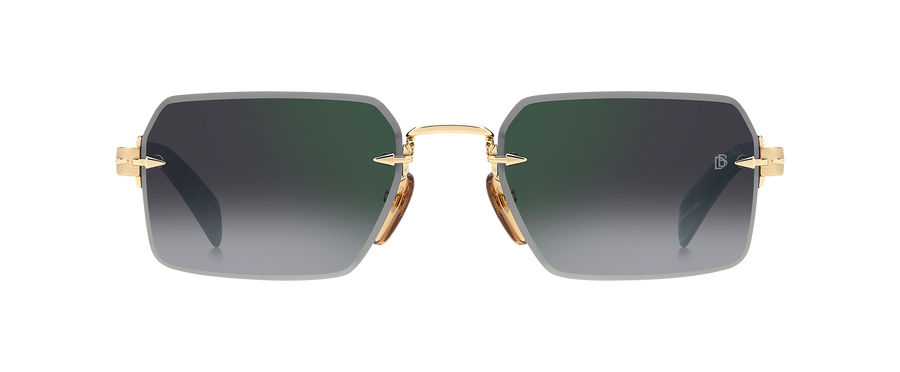 DB 7109/S - Gold Green - Grey Shaded Green Mirror