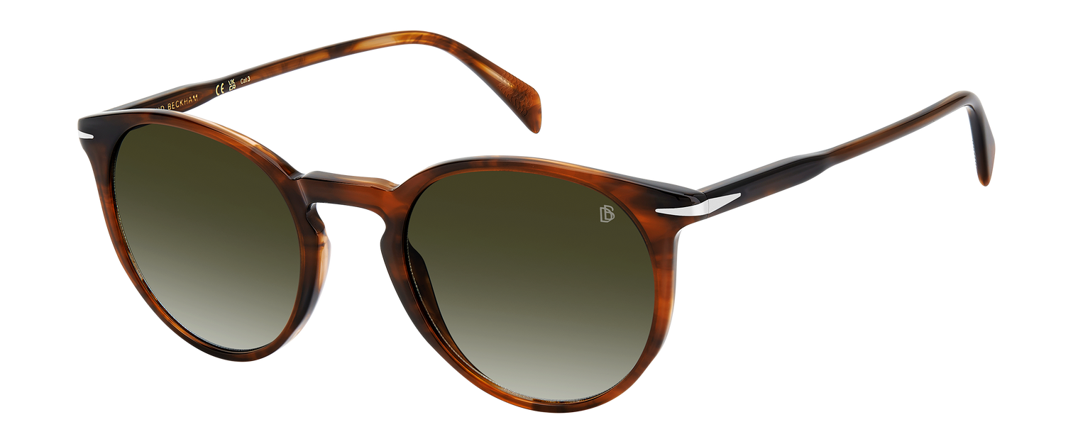 DB 1139/S - Καφέ κέρατο - Πράσινη σκίαση