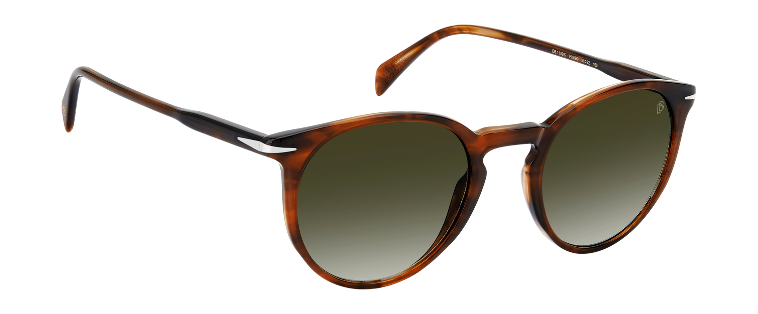 DB 1139/S - Καφέ κέρατο - Πράσινη σκίαση