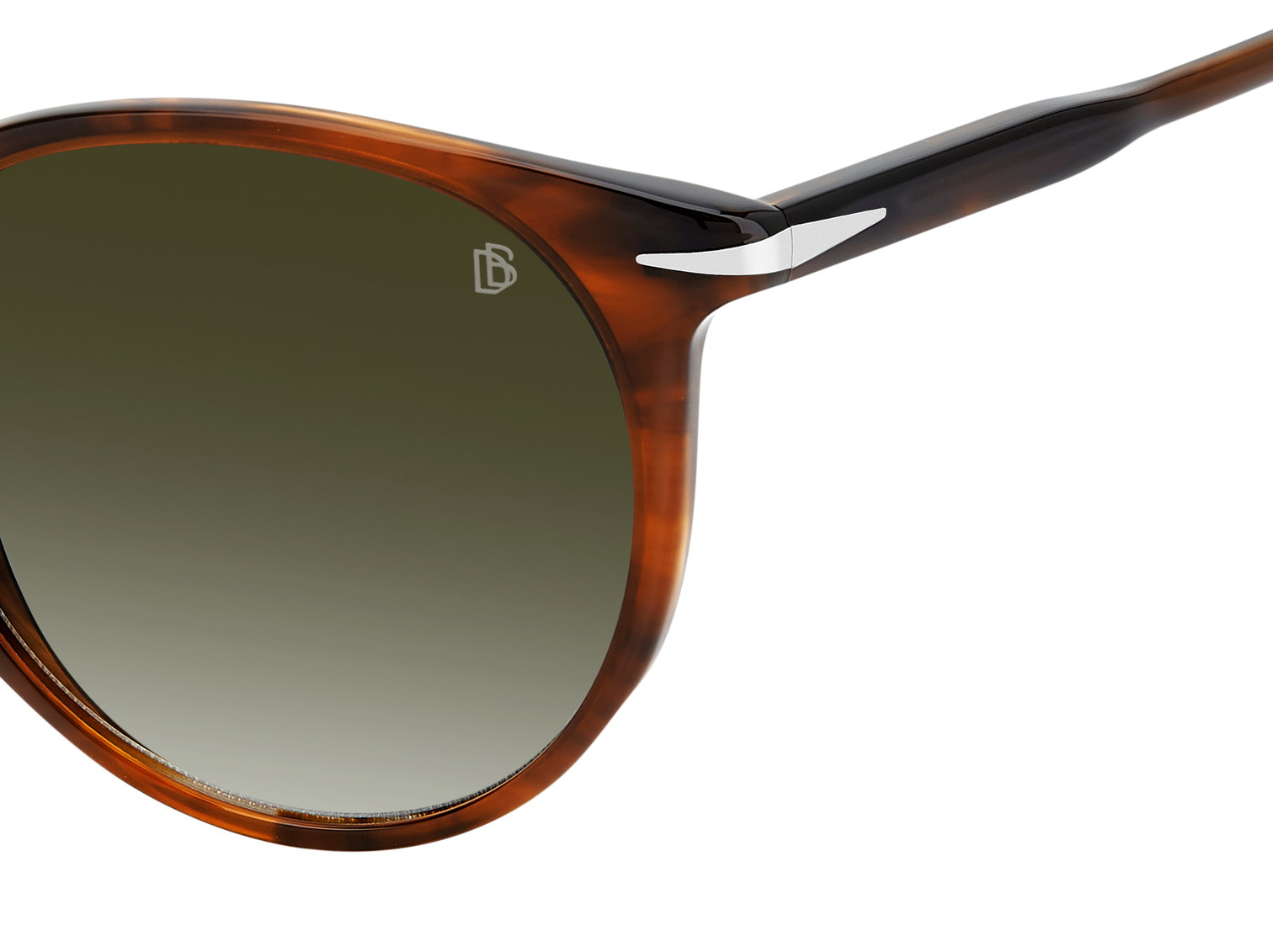 DB 1139/S - Καφέ κέρατο - Πράσινη σκίαση