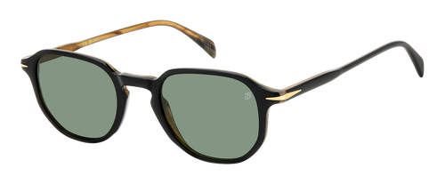 DB 1140/S - Black Striped Brown - Green Lightgreen Antireflex