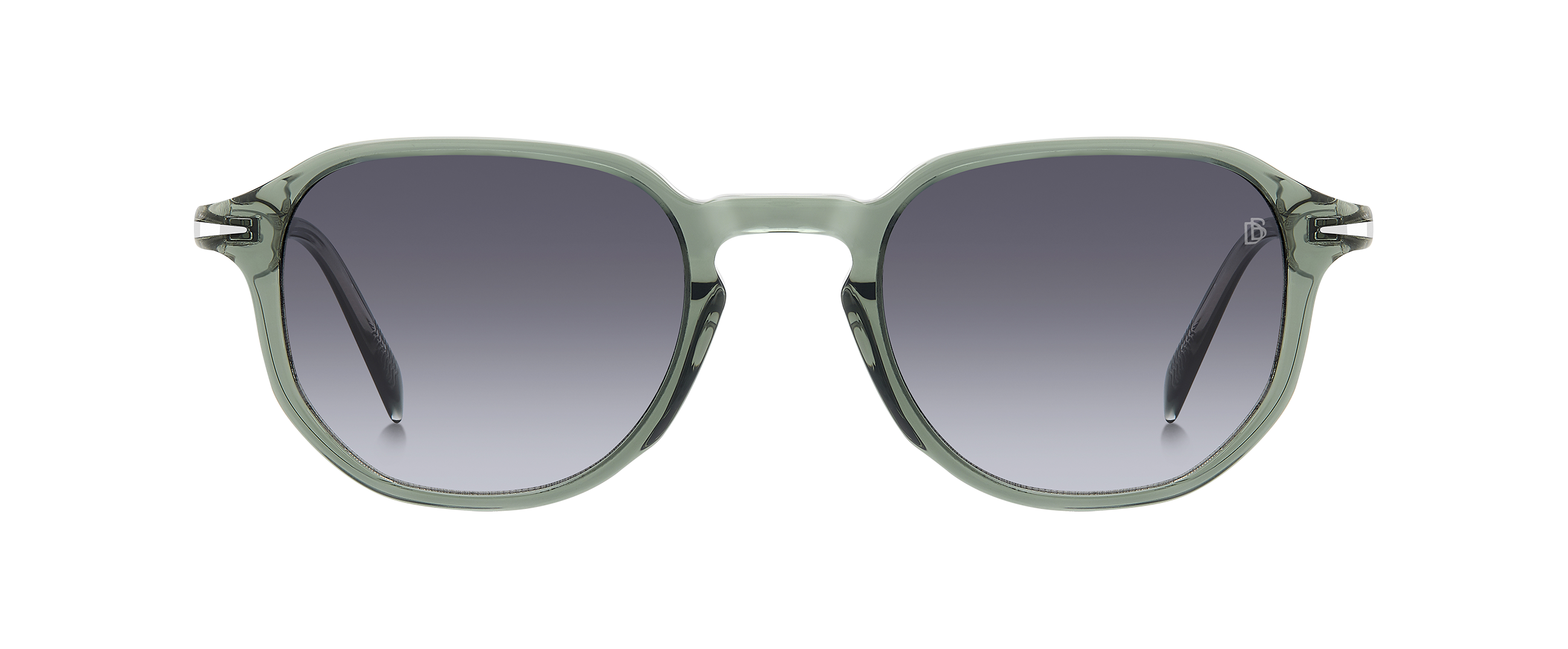 DB 1140/S - Green Crystal - Dark Grey Shaded – EYEWEAR by DAVID