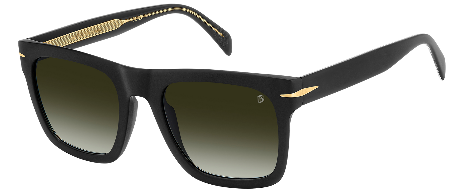 DB 7000/S FLAT - Matte Black - Green Shaded